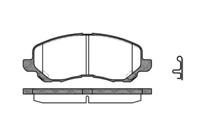 Комплект тормозных колодок WOKING P9043.12