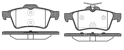 Комплект тормозных колодок WOKING P9423.40