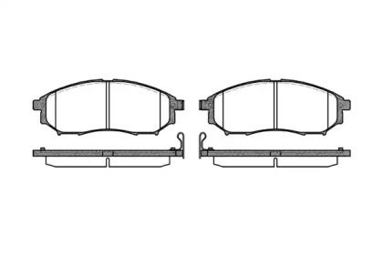 Комплект тормозных колодок WOKING P9523.14