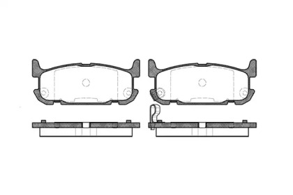 Комплект тормозных колодок WOKING P9533.12