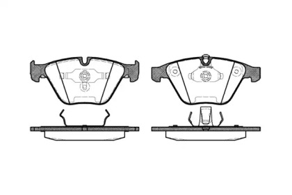 Комплект тормозных колодок WOKING P9573.00