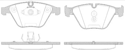 Комплект тормозных колодок WOKING P9573.50