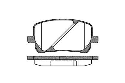 Комплект тормозных колодок WOKING P8543.00