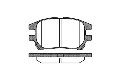 Комплект тормозных колодок WOKING P8723.00