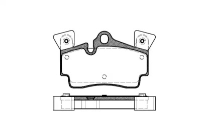 Комплект тормозных колодок WOKING P8963.10