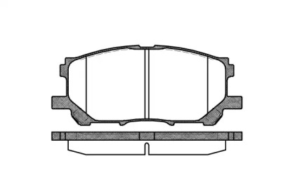 Комплект тормозных колодок WOKING P11393.00