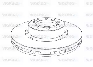 Тормозной диск WOKING NSA1074.20