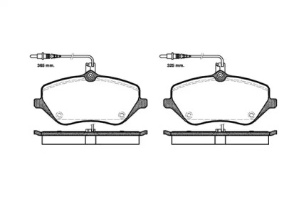 Комплект тормозных колодок WOKING P10013.04