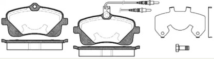 Комплект тормозных колодок WOKING P10023.02