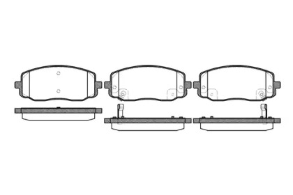 Комплект тормозных колодок WOKING P10333.02