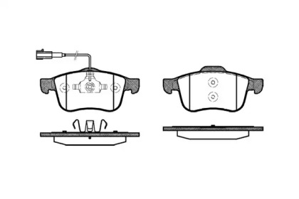 Комплект тормозных колодок WOKING P10833.02