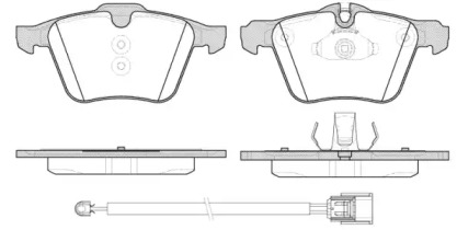 Комплект тормозных колодок WOKING P13173.02