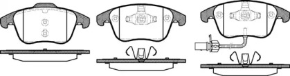 Комплект тормозных колодок WOKING P13193.11