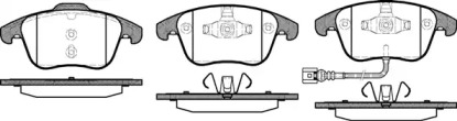 Комплект тормозных колодок WOKING P13193.21