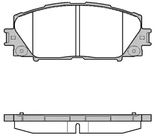 Комплект тормозных колодок WOKING P13243.10