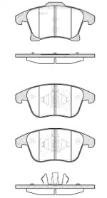 Комплект тормозных колодок WOKING P13493.20