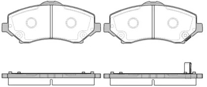 Комплект тормозных колодок WOKING P13593.02