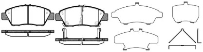 Комплект тормозных колодок WOKING P12583.02