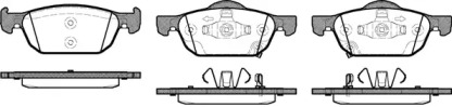 Комплект тормозных колодок WOKING P12843.02