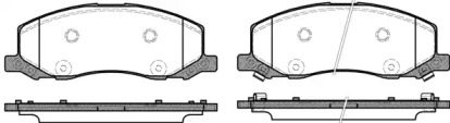 Комплект тормозных колодок WOKING P12863.02