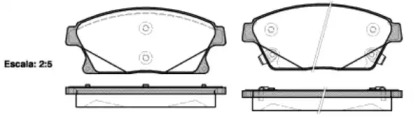 Комплект тормозных колодок WOKING P15313.02