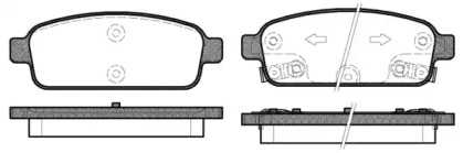 Комплект тормозных колодок WOKING P15323.12