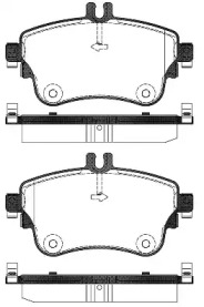 Комплект тормозных колодок WOKING P15873.08