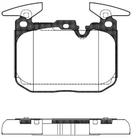 Комплект тормозных колодок WOKING P15913.00