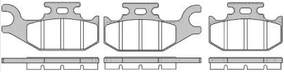 Комплект тормозных колодок WOKING P14193.00