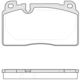 Комплект тормозных колодок WOKING P14273.00