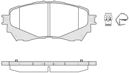 Комплект тормозных колодок WOKING P14383.04