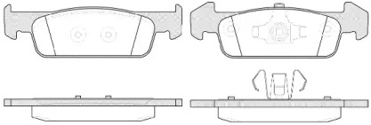 Комплект тормозных колодок WOKING P14403.10