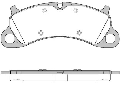 Комплект тормозных колодок WOKING P14423.00