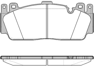 Комплект тормозных колодок WOKING P14433.00