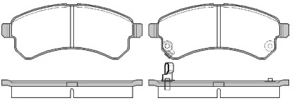 Комплект тормозных колодок WOKING P14813.01