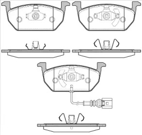 Комплект тормозных колодок WOKING P17013.01