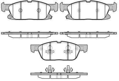 Комплект тормозных колодок WOKING P17573.02