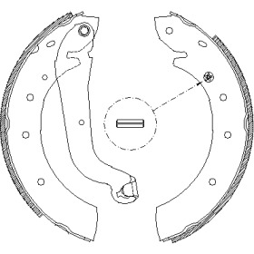 Комлект тормозных накладок WOKING Z4514.01