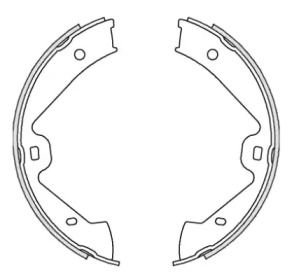 Комлект тормозных накладок WOKING Z4675.00