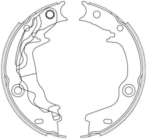 Комлект тормозных накладок WOKING Z4676.00