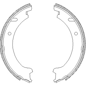 Комлект тормозных накладок WOKING Z4721.00