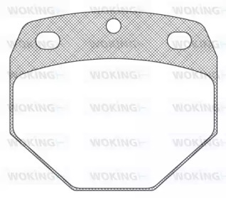 Комплект тормозных колодок WOKING JSA 7153.00