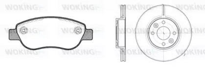 Комплект тормозов WOKING 811693.00