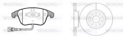 Комплект тормозов WOKING 813193.02