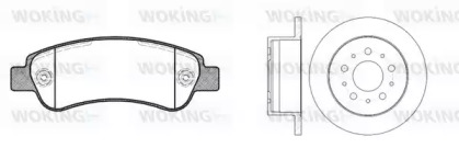 Комплект тормозов WOKING 813383.00