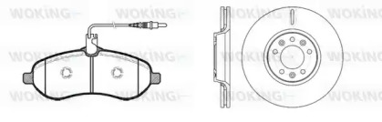 Комплект тормозов WOKING 813923.00