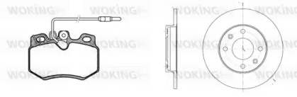 Комплект тормозов WOKING 80703.02