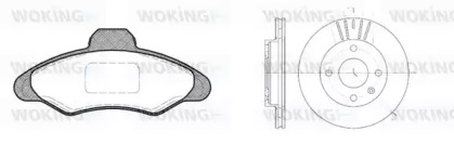 Комплект тормозов WOKING 82313.00