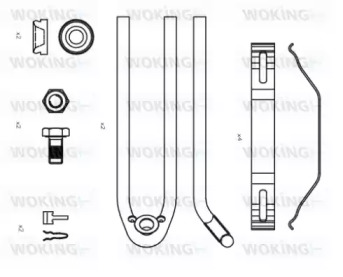 Комплектующие WOKING ACA8515.00