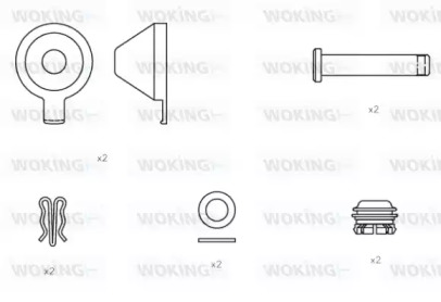 Комплектующие WOKING ACA8519.00